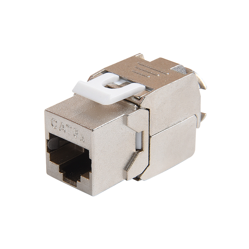 SMT-1061T8C6A-FTP 180 stupňů stíněné Cat6a Toolless Keystone Jack