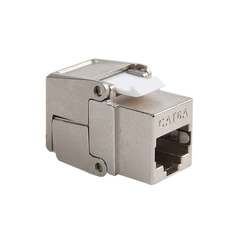 SMT-1049T8C6A-FTP 180 stupňů stíněné Cat6a Toolless Keystone Jack