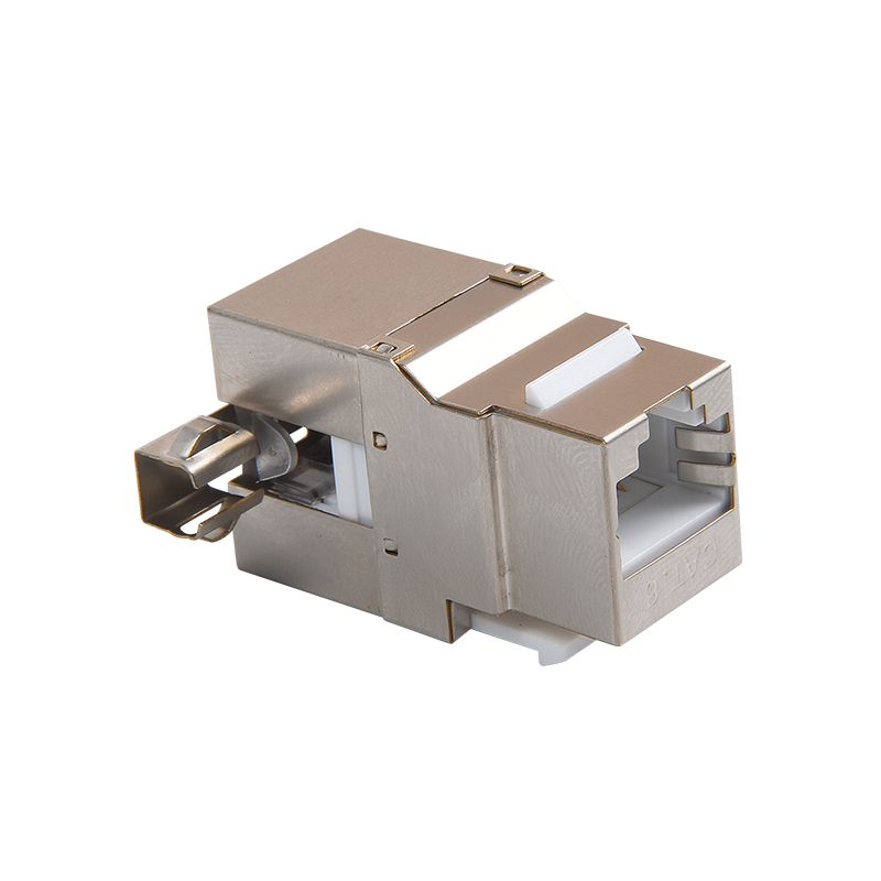 SMT-1016D8C6-FTP 180 stupňů stíněné CAT6A Keystone Jack 110 & Krone IDC