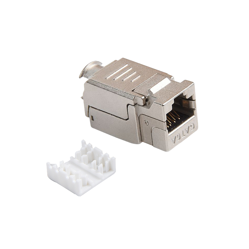 SMT-1048T8C6A-FTP 90 stupňů stíněné Cat6a Toolless Keystone Jack